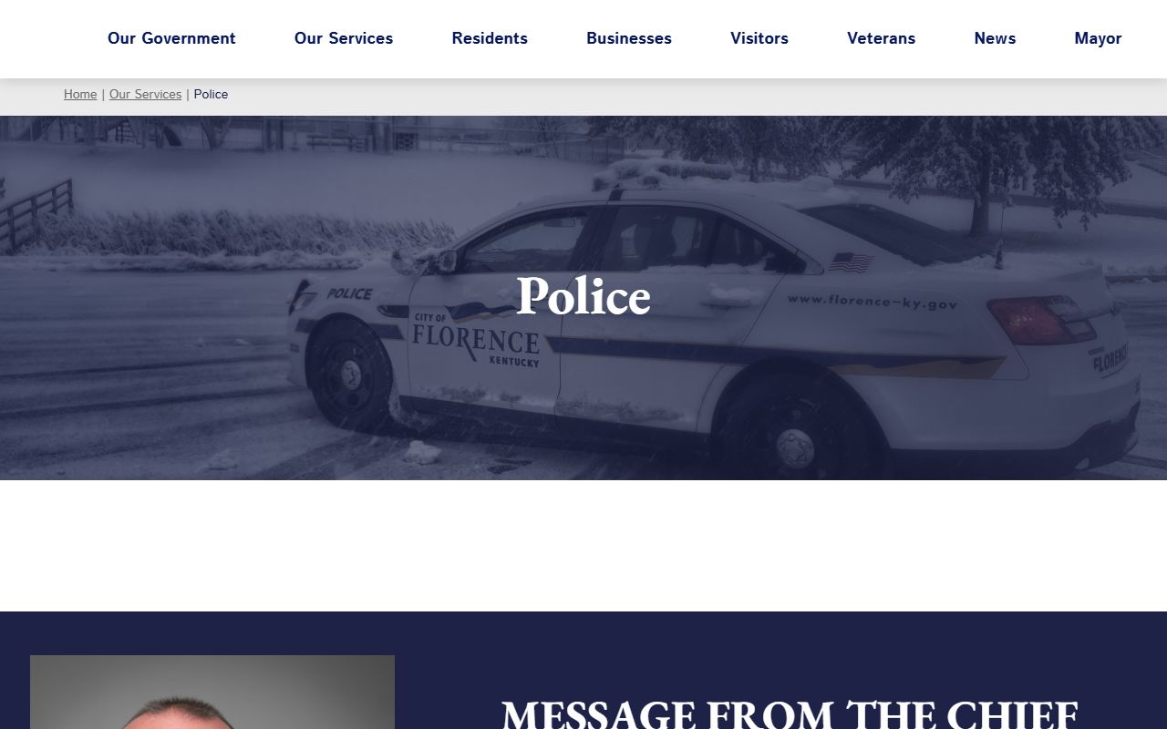 Florence Police Department Boone County Background Check records