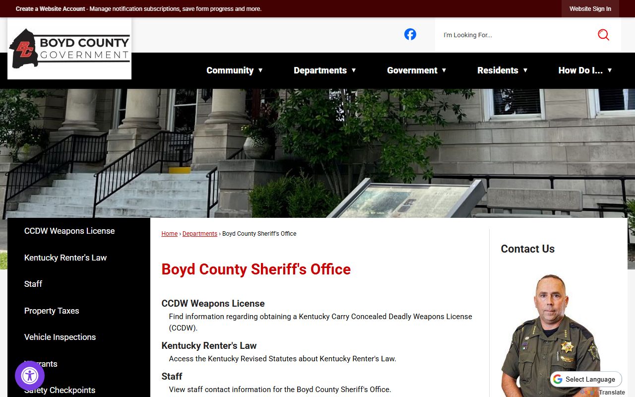 Boyd County Background Check sheriff office records in Catlettsburg Kentucky