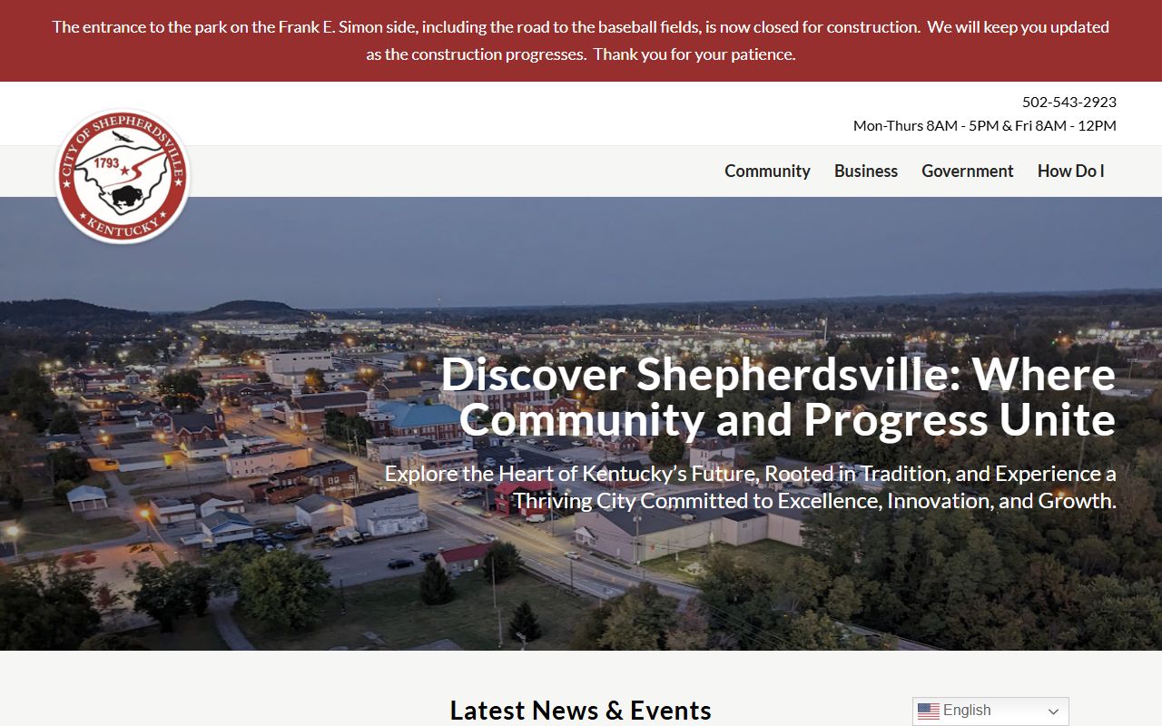 Shepherdsville city area relevant to Bullitt County Background Check records