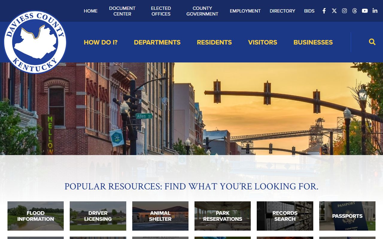 Daviess County Background Check public records website