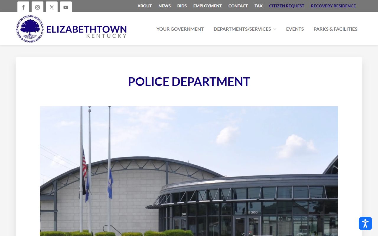 Elizabethtown Police for Hardin County Background Check records