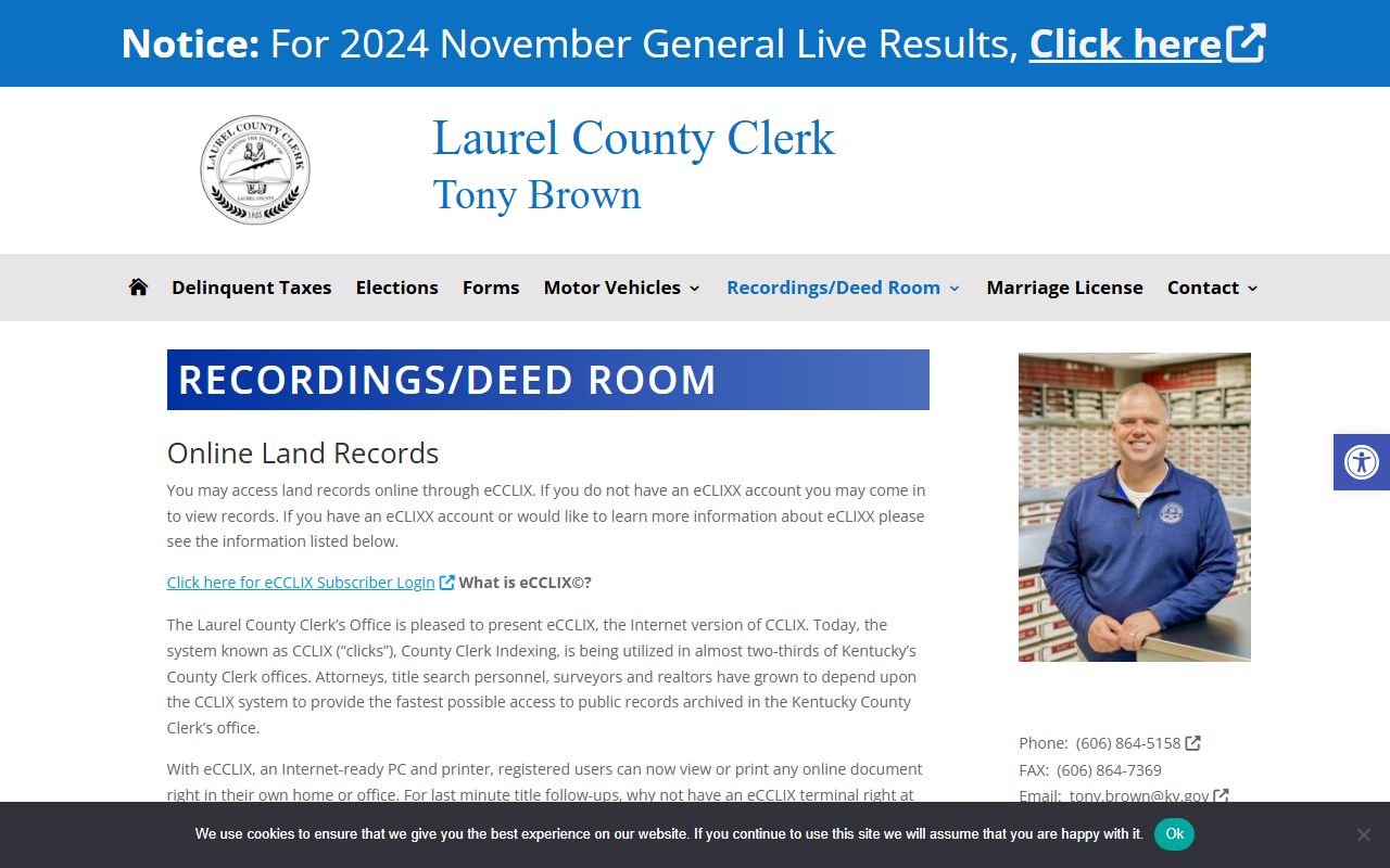 Laurel County Background Check land records office in London Kentucky