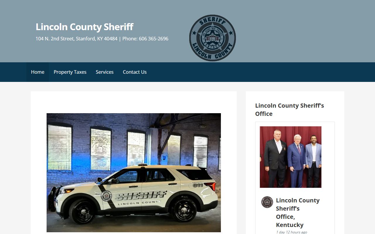 Lincoln County Background Check sheriff office records