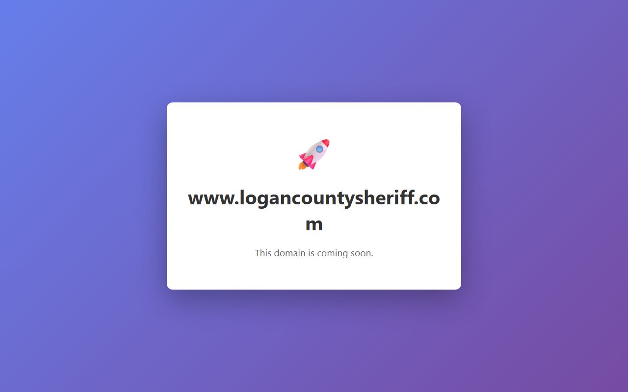 Logan County Background Check sheriff records office