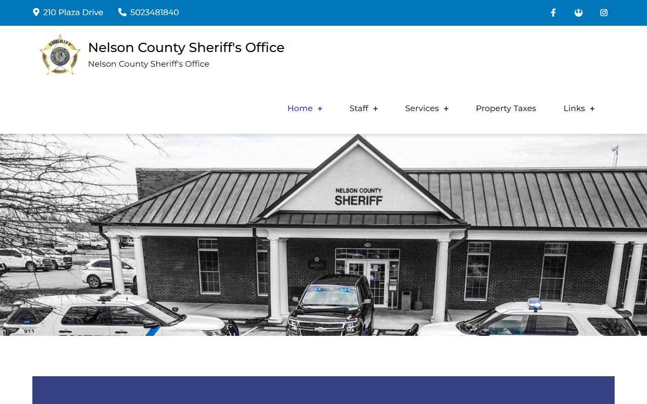 Nelson County Background Check sheriff office in Bardstown Kentucky